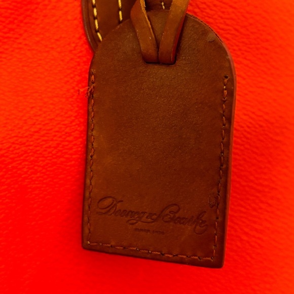 Dooney & Bourke Red Leather Tote Bag - Picture 2 of 5